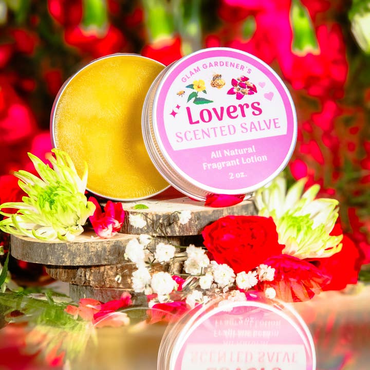 LOVERS SALVE • Natural solid perfume and hydrating lotion infused with Rose, Damiana, and Rose absolute oil and other Purchase Wholesale thats all. Free Returns & Net 60 Terms on Faire trending on Faire.