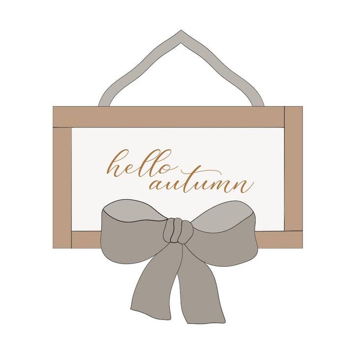 Marco de fotos colgante con lazo para venta al por mayor de Maison’s Custom Cutters