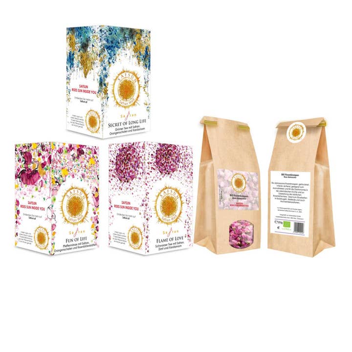 Bundle Safrantees, organic rosebuds for wholesale by SAFSUN Safrantee