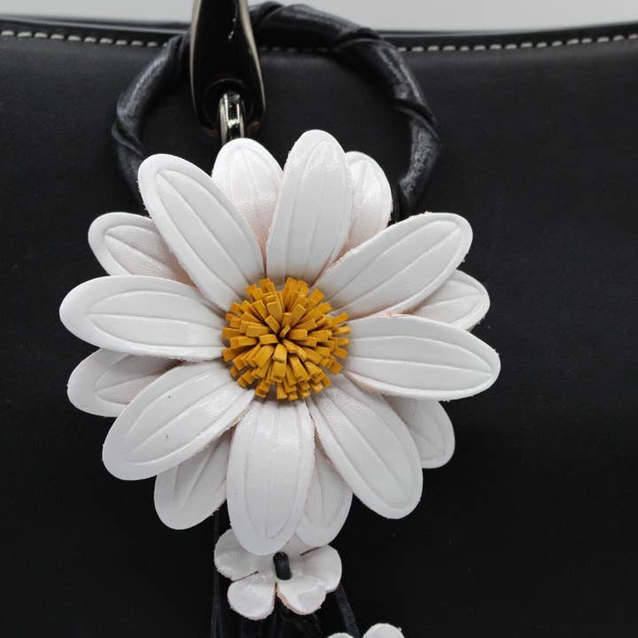 Sunflower Handmade leather inc - Wholesale Keychain - Women's - Large Leather Sunflower Keychain Bag Charm13