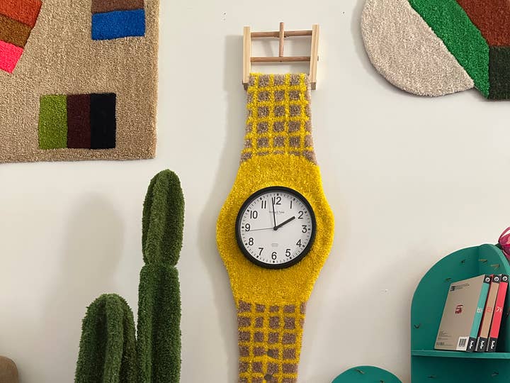 Tufted wall watch for wholesale by Good to Know You