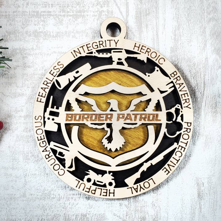 ornamento de patrulha por atacado de Fuzzy Unicorn Designs