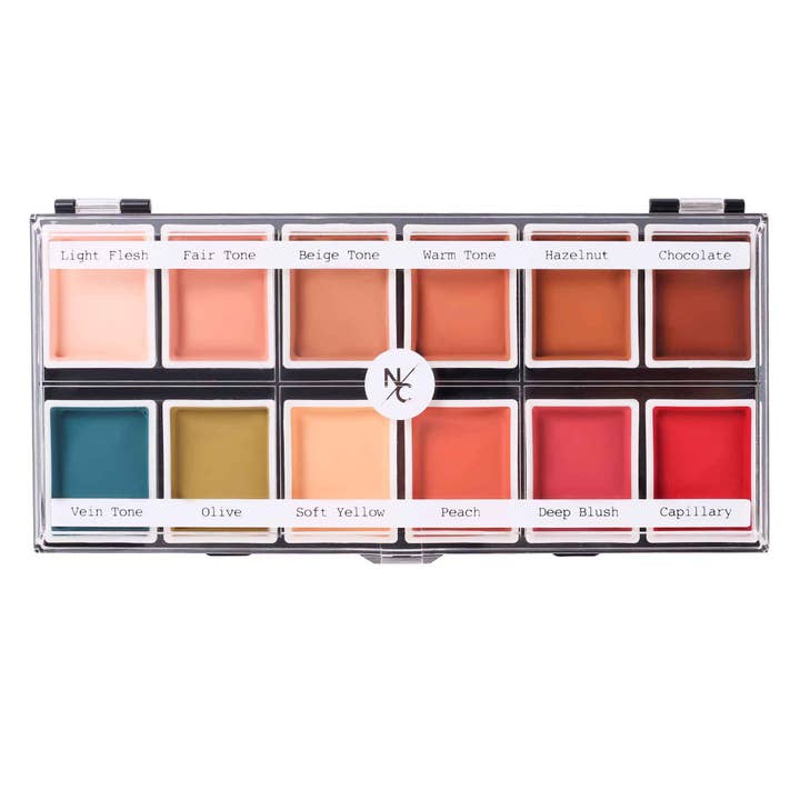 Narrative Cosmetics - Wholesale Face make-up palette - 12 Color Flesh Tone Alcohol Activated Palette3
