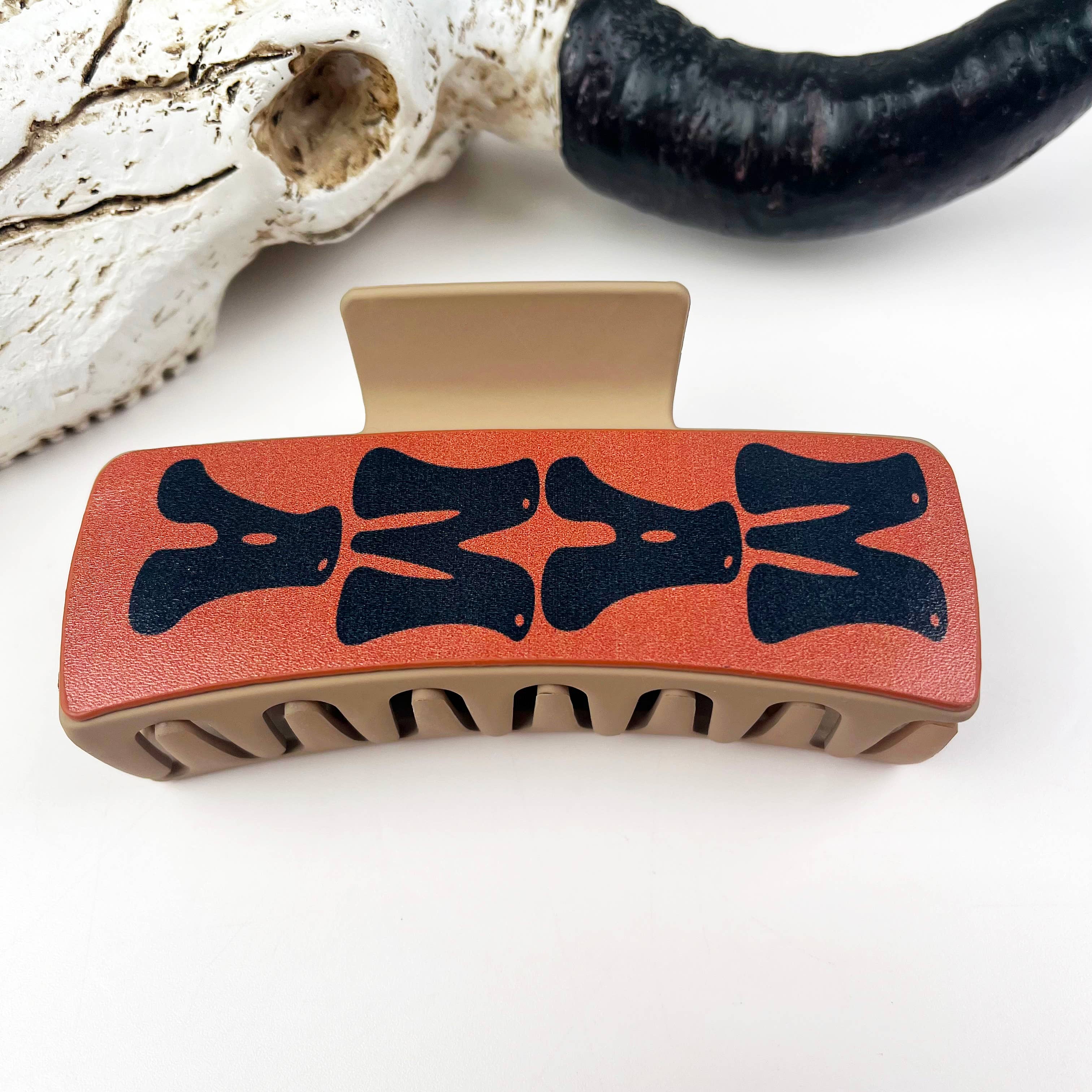 mildstyles - Wholesale Hair Clip - Women's - Western cowboy vintage leather hair claw clip2