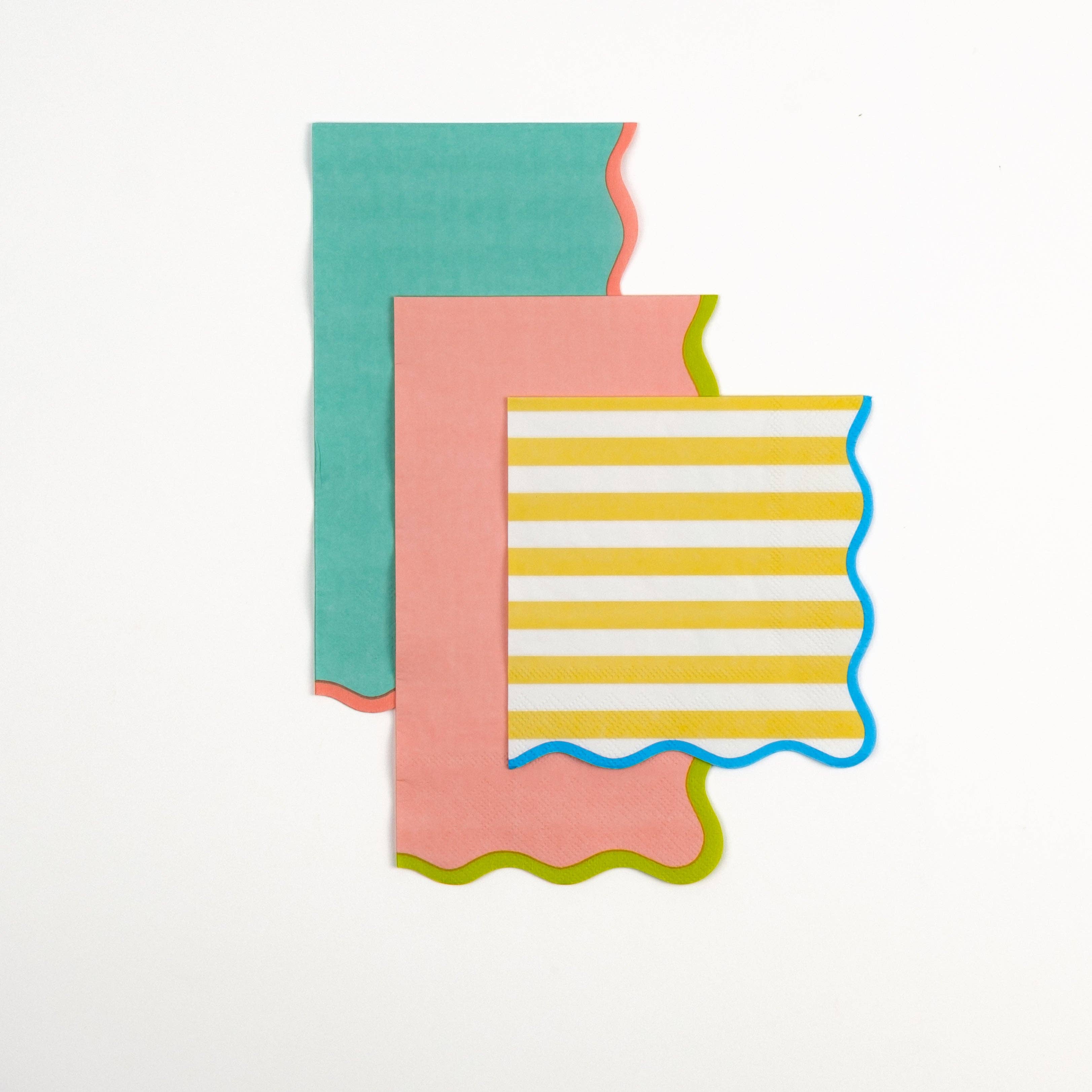 Gatherings by Curated Paperie - Wholesale Wegwerpservet - SUM25-CN4- Zomerplezier Drankservetten3