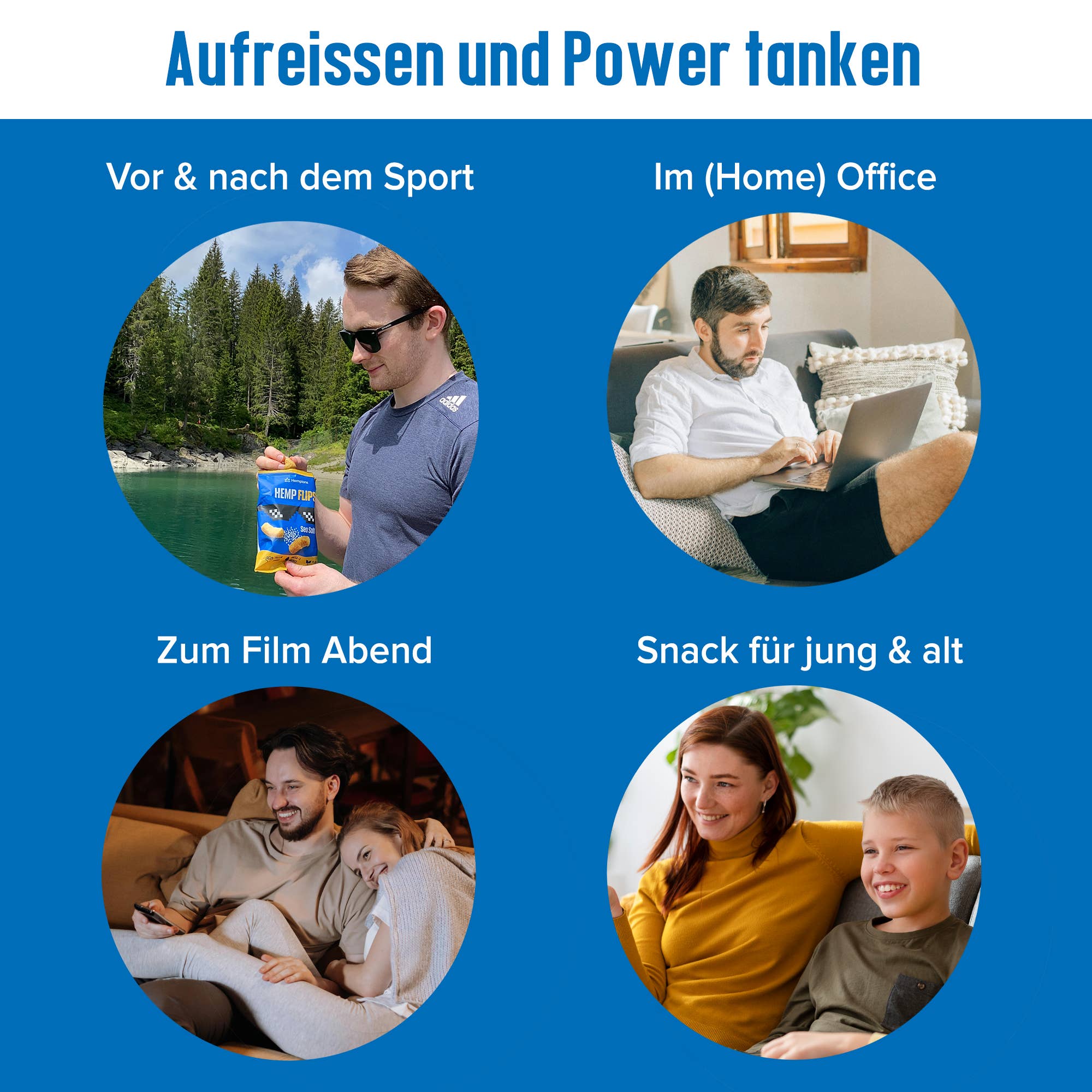 Hempions - Wholesale Puffed Snack - Organic Hemp Flips Sea Salt, 70 g – Gluten-Free Hemp Snack7