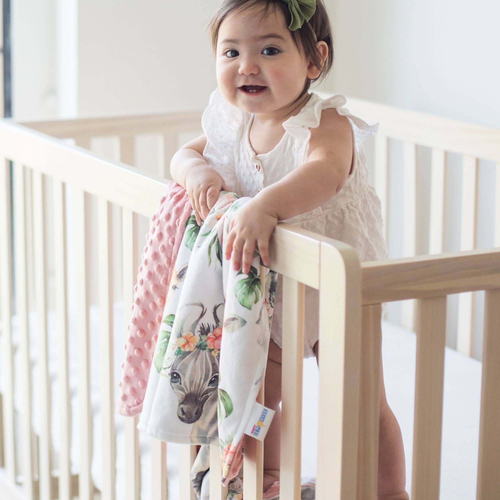 Honey Lemonade- Minky Baby Blankets and Gifts - Wholesale Bedding Blanket - Kids & Baby - Baby & Toddler Minky Blanket - Africa Animals7