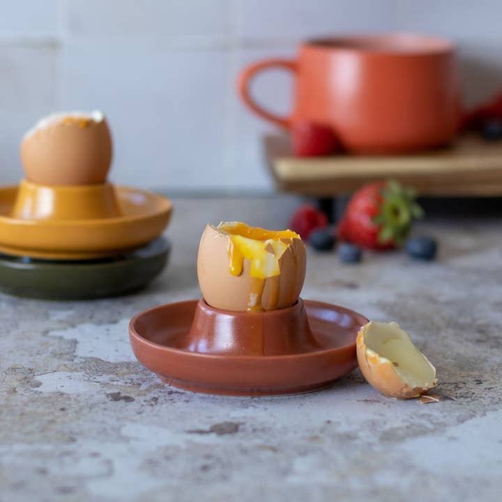 Ogo living - Wholesale Serve Bowl - Outo Paprika Stoneware Egg Cup2