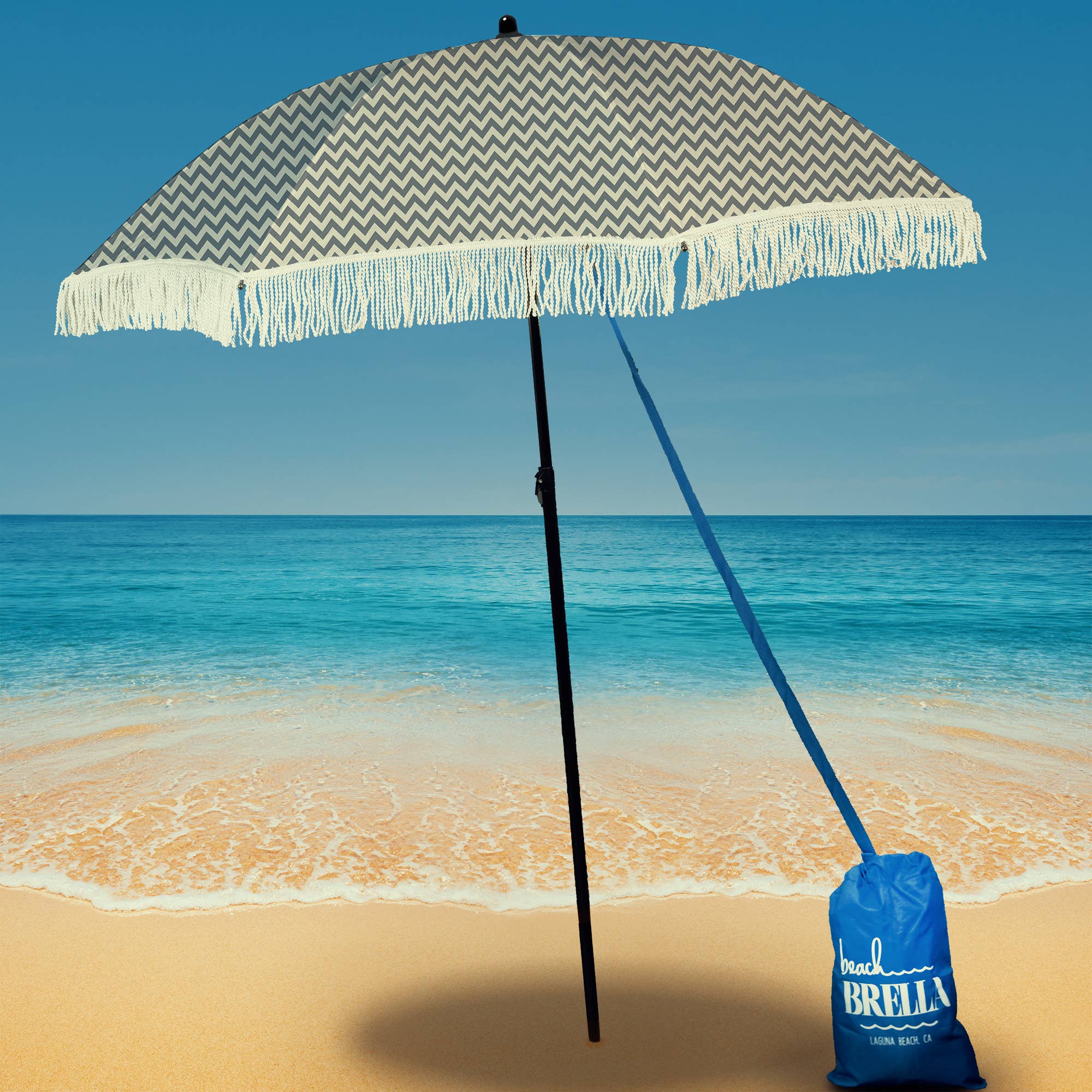 beachBRELLA® - Venta al por mayor Sombrilla de playa - Sombrilla de playa Regatta con ancla de arena beachBRELLA®1