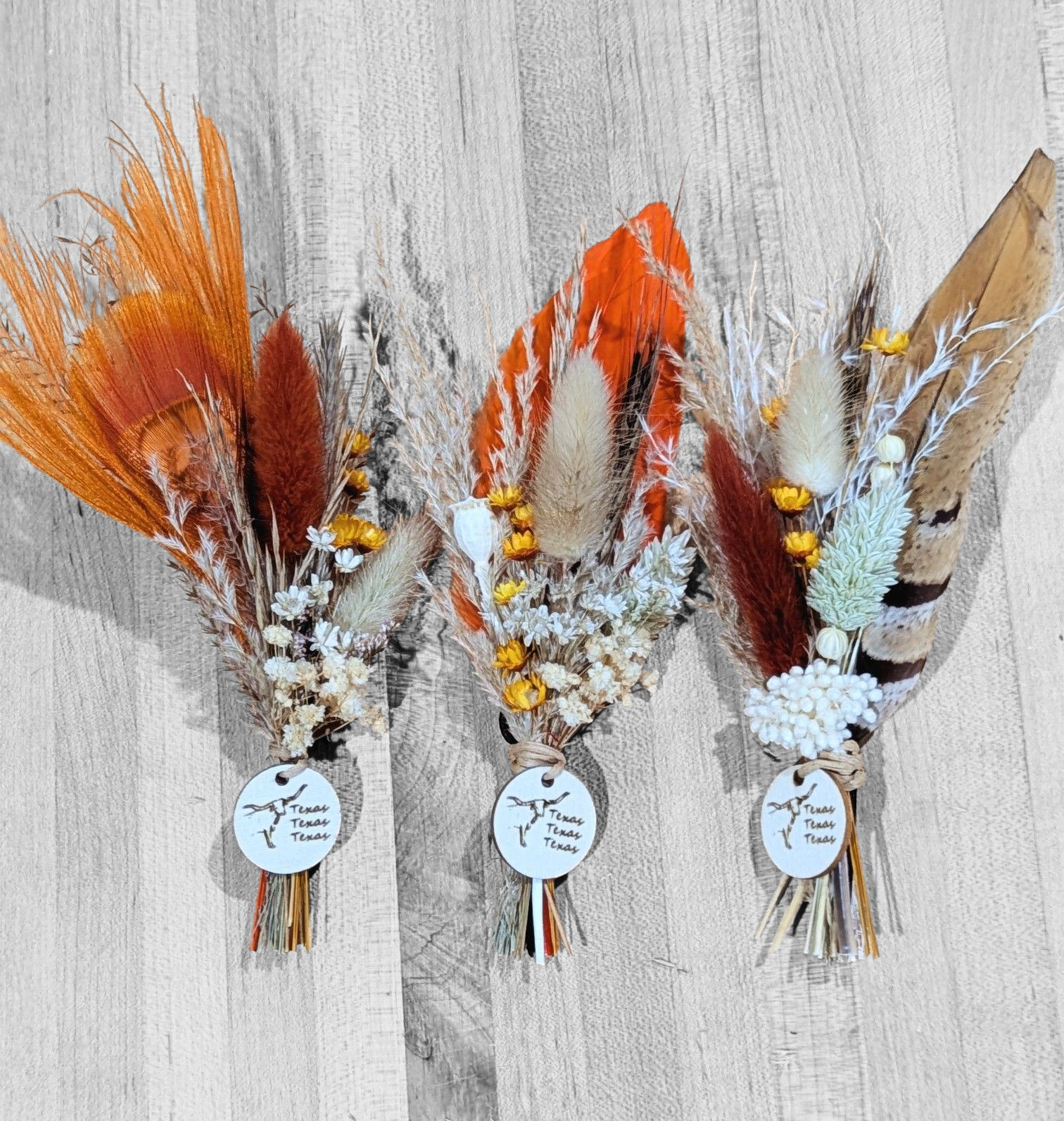 BrimBuds - Wholesale Hat Accessory - Women's - Texas Longhorns Game Day Hat Pins - Set of 31