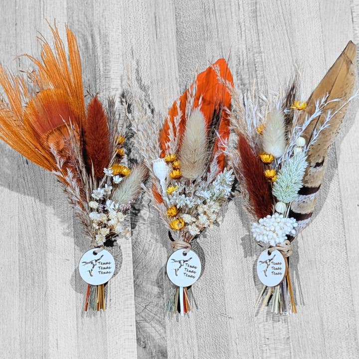 BrimBuds - Wholesale Hat Accessory - Women's - Texas Longhorns Game Day Hat Pins - Set of 31