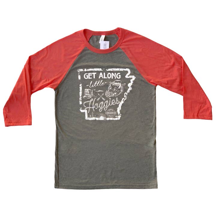 Get Along Little Hoggies - 3/4 Sleeve Tees for wholesale by AR-T's