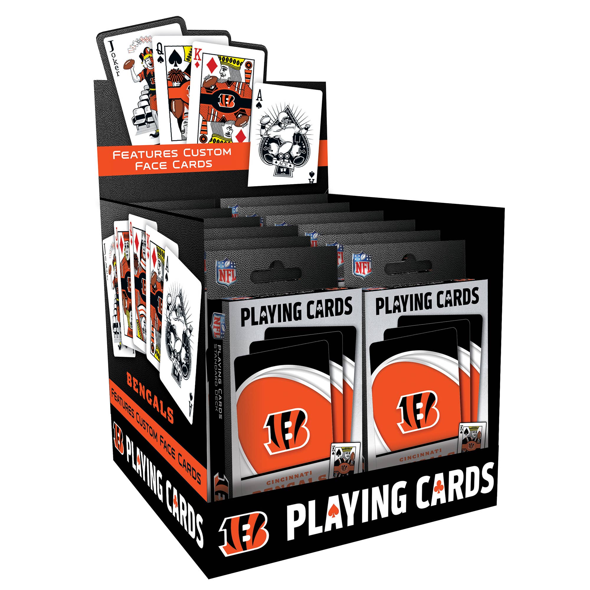 Masterpieces Puzzles - Wholesale Playing Cards - Cincinnati Bengals Playing Cards3