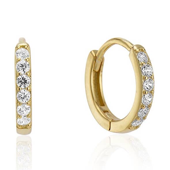 CZ Mini Huggies für den Großhandel von Essentials Jewels