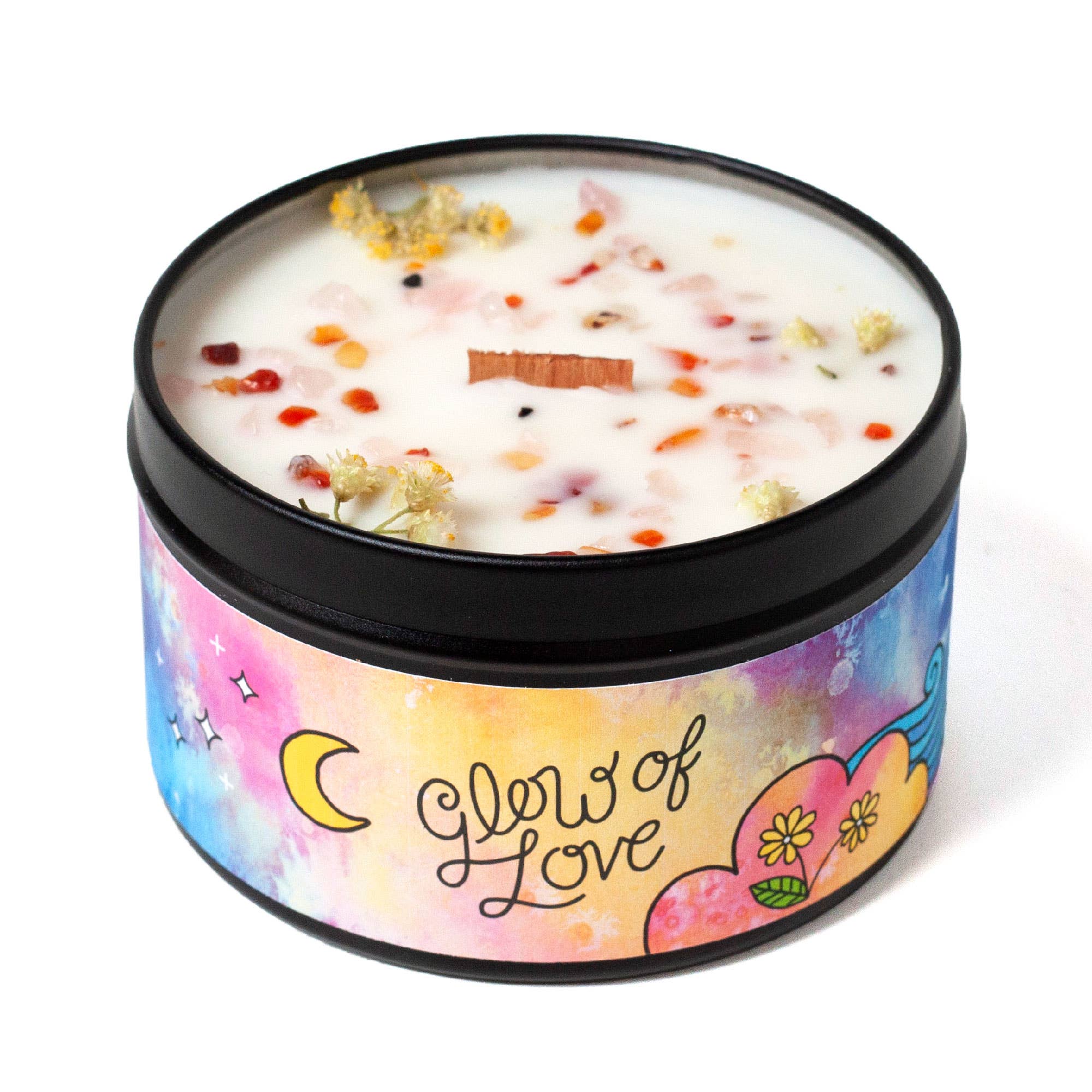 Rachel Beyer - Vente Bougies de voyage - Bougie d'aromathérapie magique Glow of Love - Floral & Spice12