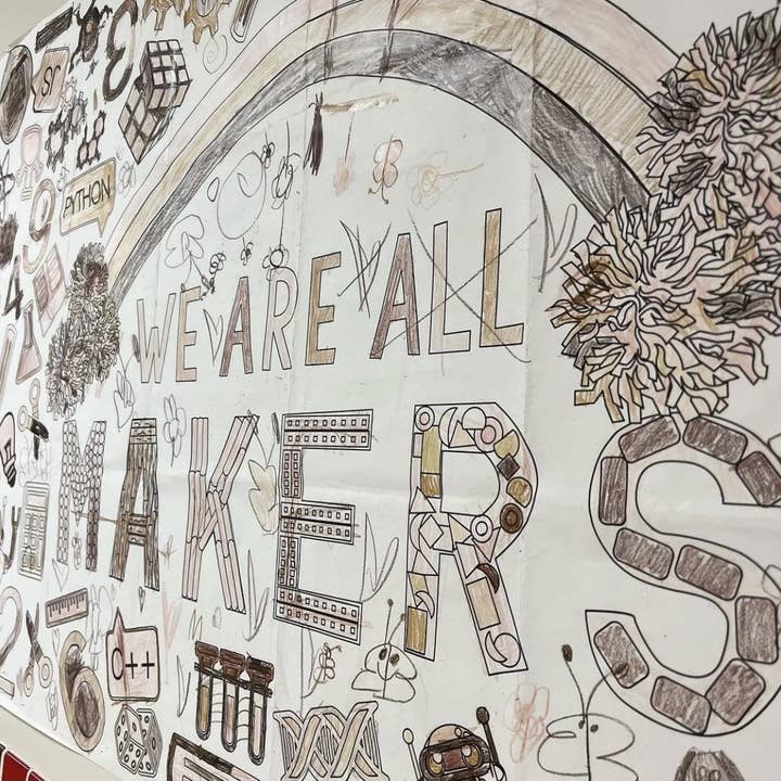 Creative Crayons Workshop - Wholesale Coloring & Activity Book - Kids & Baby - STEM-themed Coloring Poster | Giant School Coloring Banner5