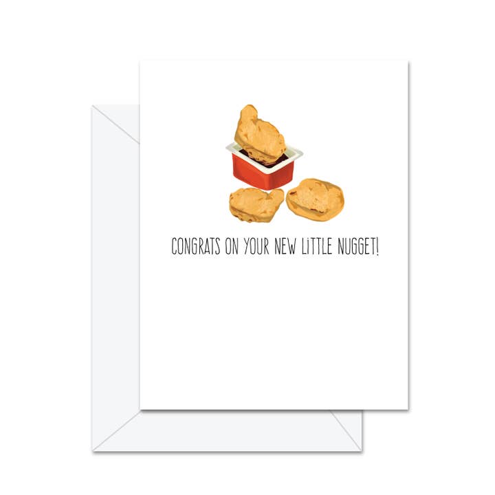 Congrats On Your New Little Nugget! - Greeting Card for wholesale by Jaybee Design