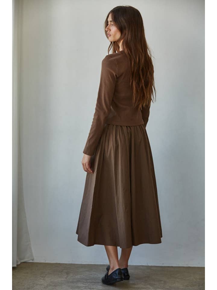 By Together - Wholesale Cardigan - Women's - L8829T | Knit Cotton Spandex Ribbed 3/4 Sleeve Cardigan2