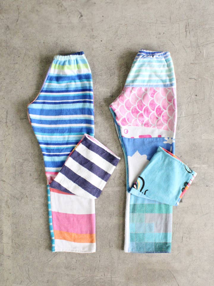 American Recycled Clothing - Wholesale Pants - Women's - Towel Pieced Pant Bundle
