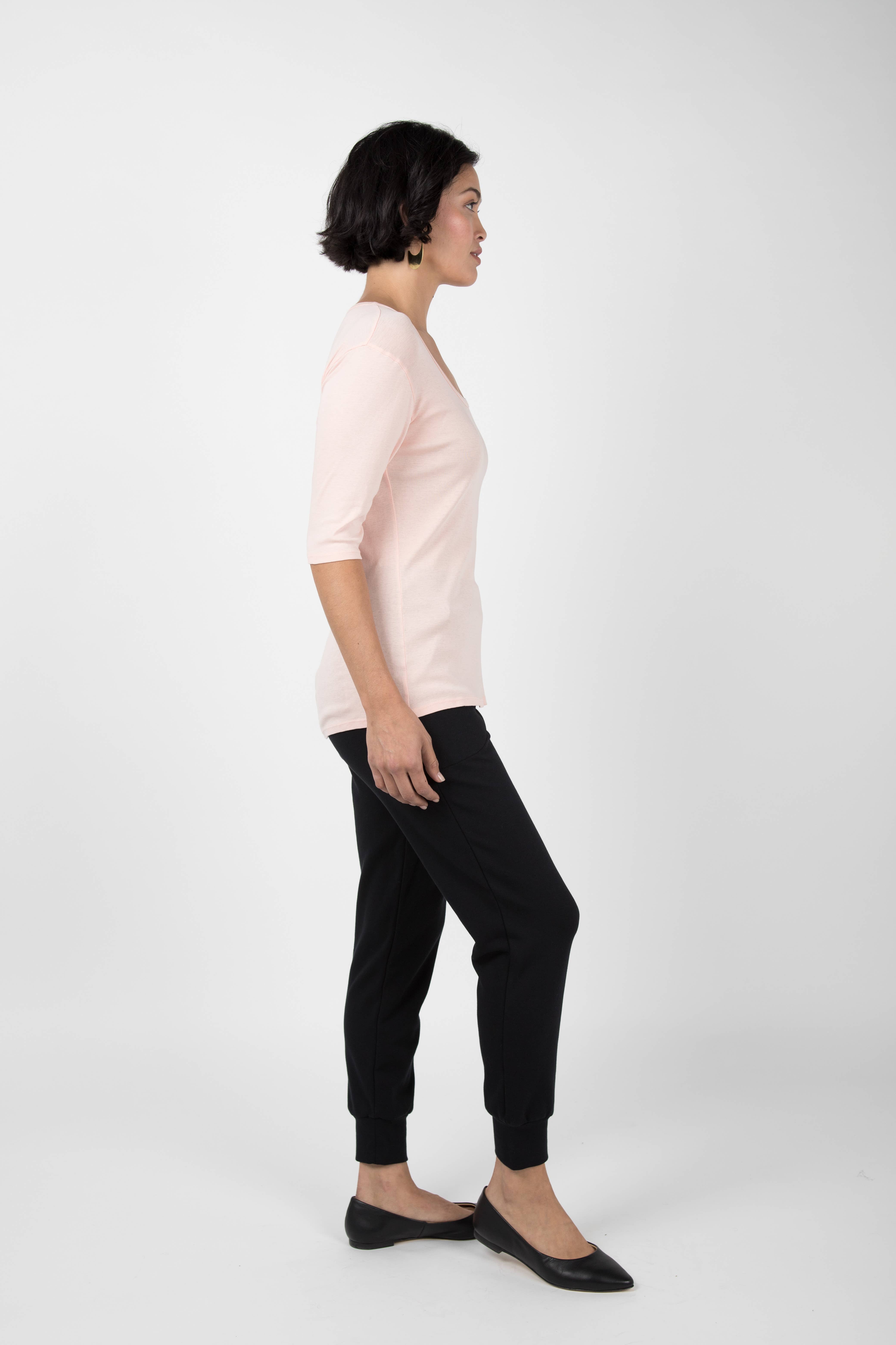 INDIGENOUS Impact Fashion – wholesale T-shirt (utan tryck) – Dam – VÄSENTLIG SCOOP TEE8