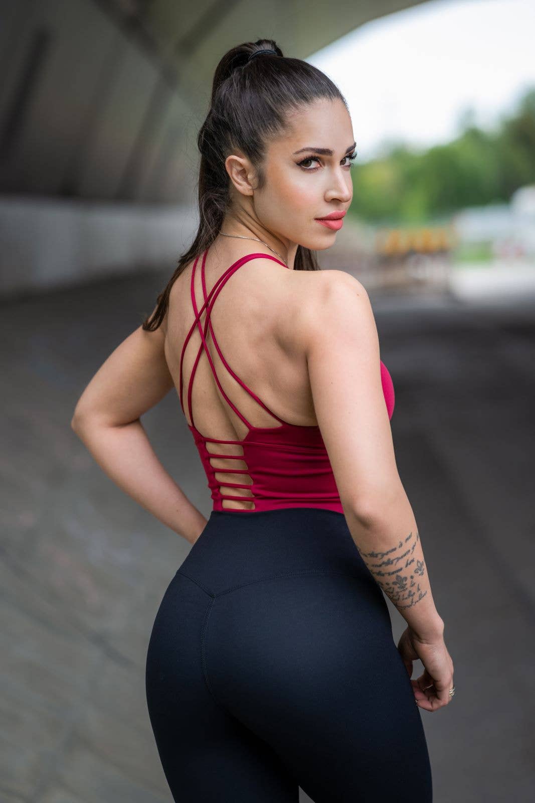 Empire Embodied - Vente Legging de sport/d'intérieur – femme - Leggings gainants 7/8 pour yoga et sport2