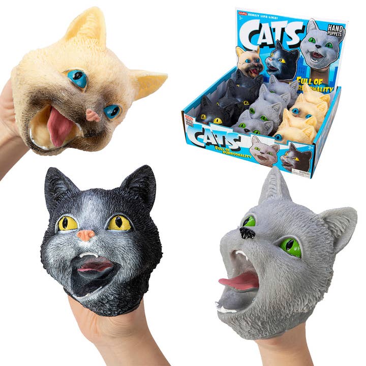 William Valentine Collection - Venta al por mayor Marioneta - Niños y bebés - Schylling - Marionetas de mano elásticas para gatos