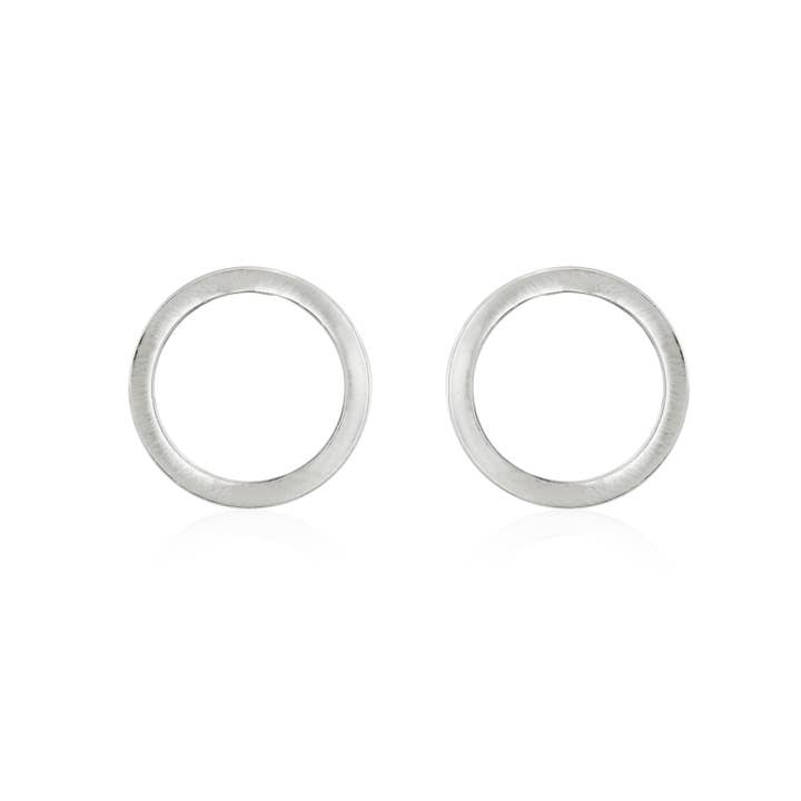 Silver Eternity Earrings for wholesale by Coral & Mint