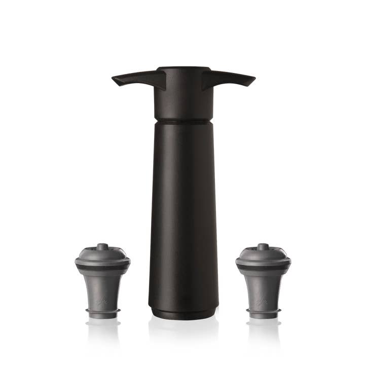 Original Wine Saver Black with 2 stoppers for wholesale by Vacu Vin