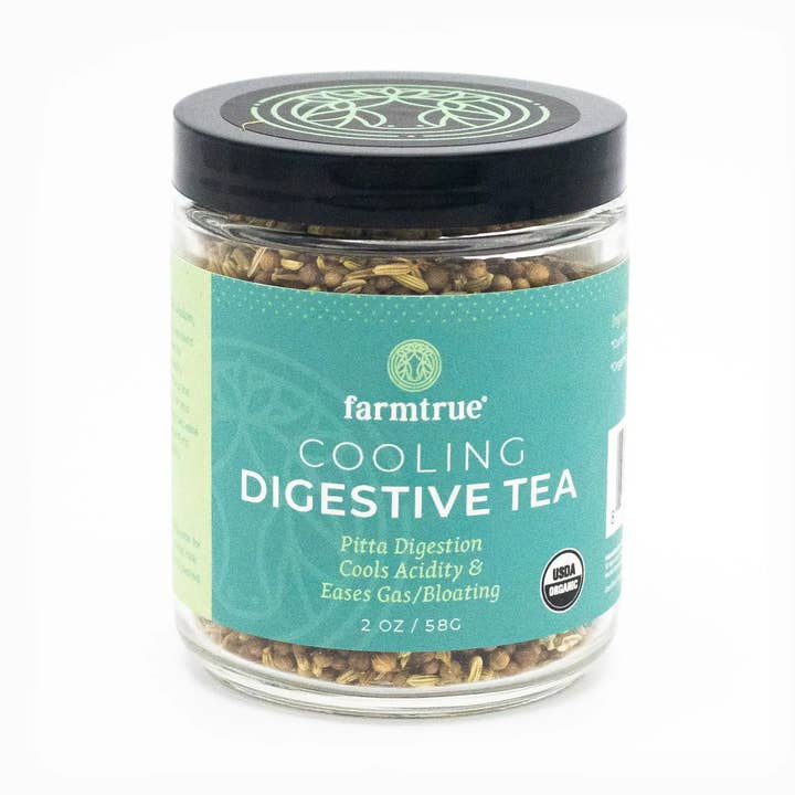 Ayurvedic Tea - Cooling Digestive: Cumin, Coriander, Fennel & Mint for wholesale by Farmtrue