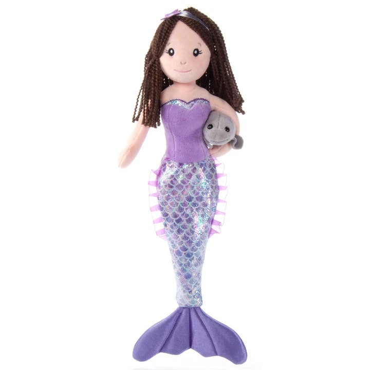 The Petting Zoo - Wholesale Doll - Kids - 17" (45cm) Mermaid Doll Assortment & Manatee1