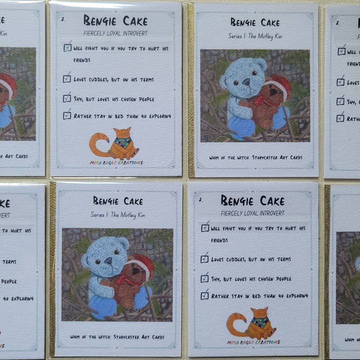 Bengie Cake Art Collection Card-SPECIAL EDITION for wholesale by Mira Eagle Creations