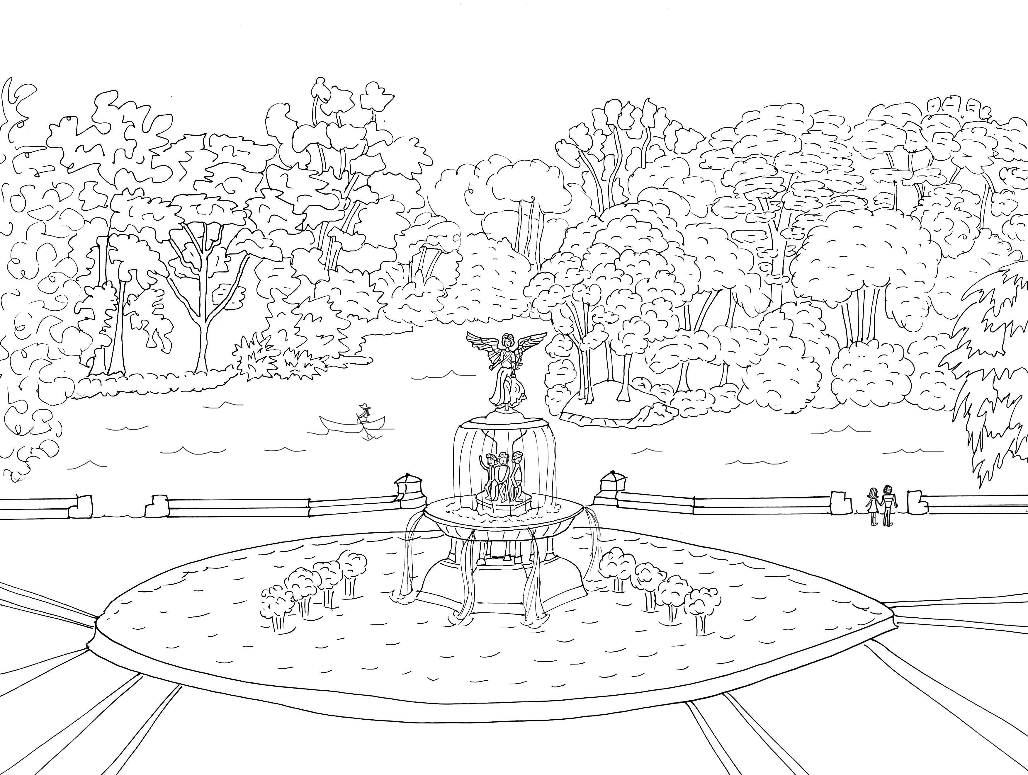 Color Our Town - Wholesale Coloring & Activity Book - Adult - Color New York City coloring book7