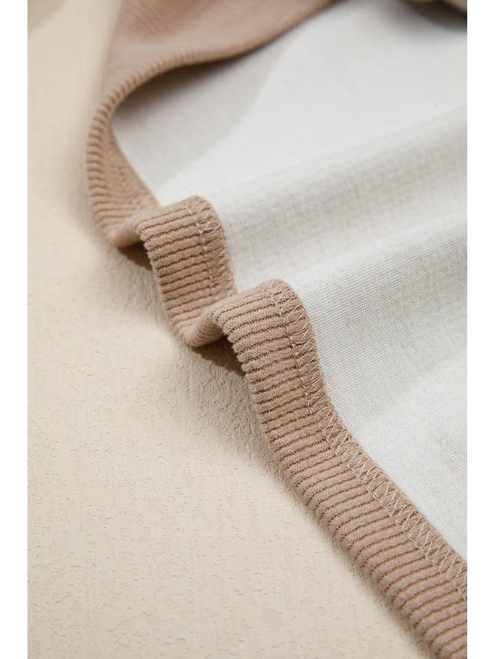 66DISCO - Vente Sweat à capuche – femme - Sweat à capuche ample à cordon en dentelle texturée thermique/imprimé léopard (S-XL)10