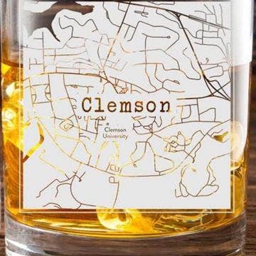 Clemson College Town Lot de 2 verres pour la vente par College Town Glasses