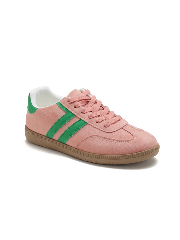 Joia Paris - Wholesale Lifestyle trainers – Women′s - Flat lace-up sneakers with B-6610 stripe3