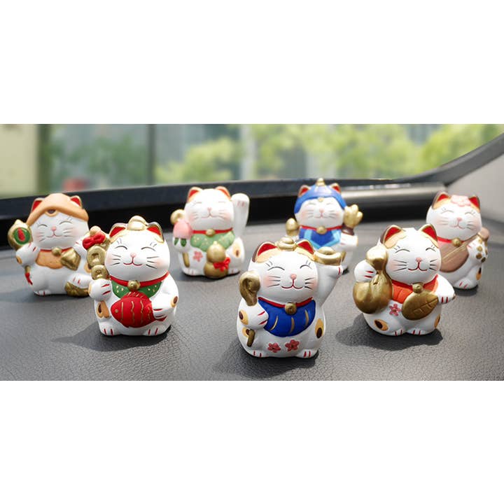 Mini Lucky Cats - Set of 7 for wholesale by Original Source
