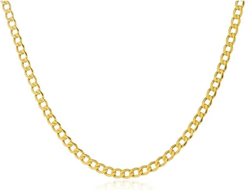 FASHIONISTAAA – wholesale Link & chain necklace – 10K Yellow Gold Cuban Chain Necklace 16''-24'' GUARANTEED 10 (Copy)5