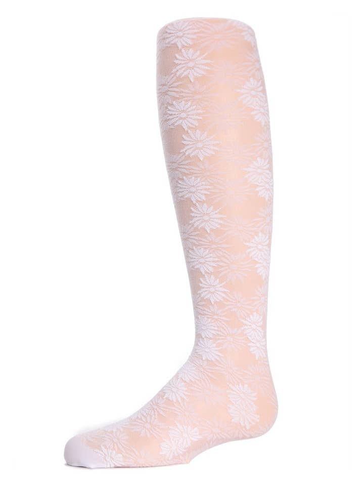 Infinity Classics International Inc. - Wholesale Panty's - Kinderen - MeMoi bloementrossen transparante panty voor meisjes5