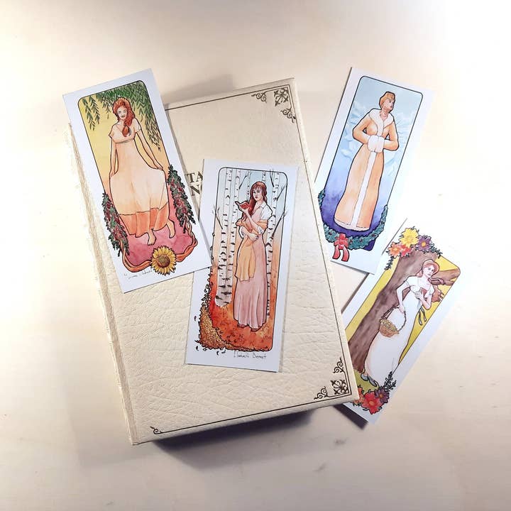 Airmatti – wholesale Bokmärke – 4x Jane Austen Bokmärken: Elisabeth Bennet