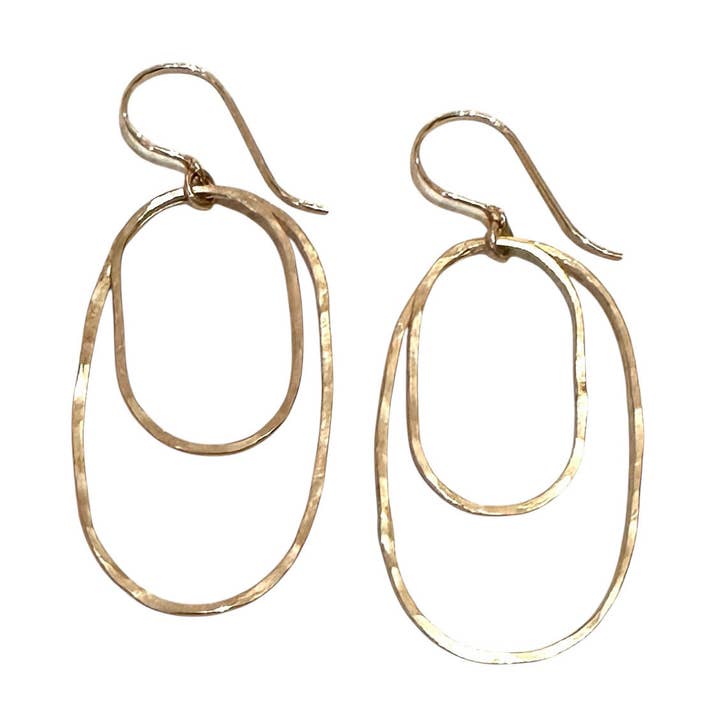 Derby Double Oval Earrings for wholesale by Cloverleaf Jewelry