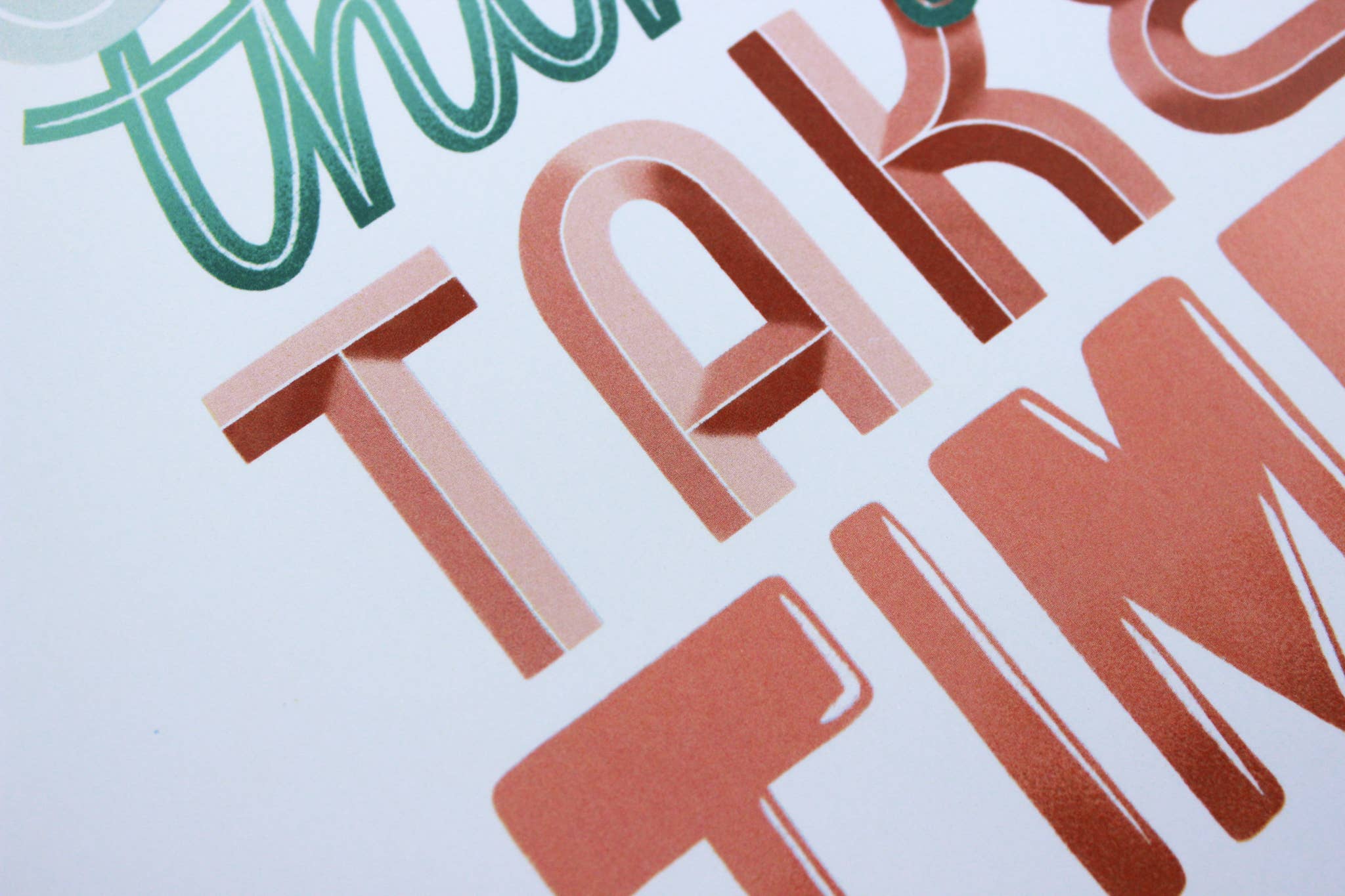 Betina C Koche - Wholesale Art Print - Art Print Good Things Take Time3