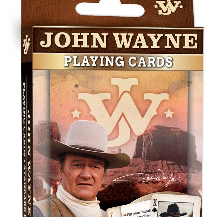 Masterpieces Puzzles - Wholesale Playing Cards - John Wayne Playing Cards