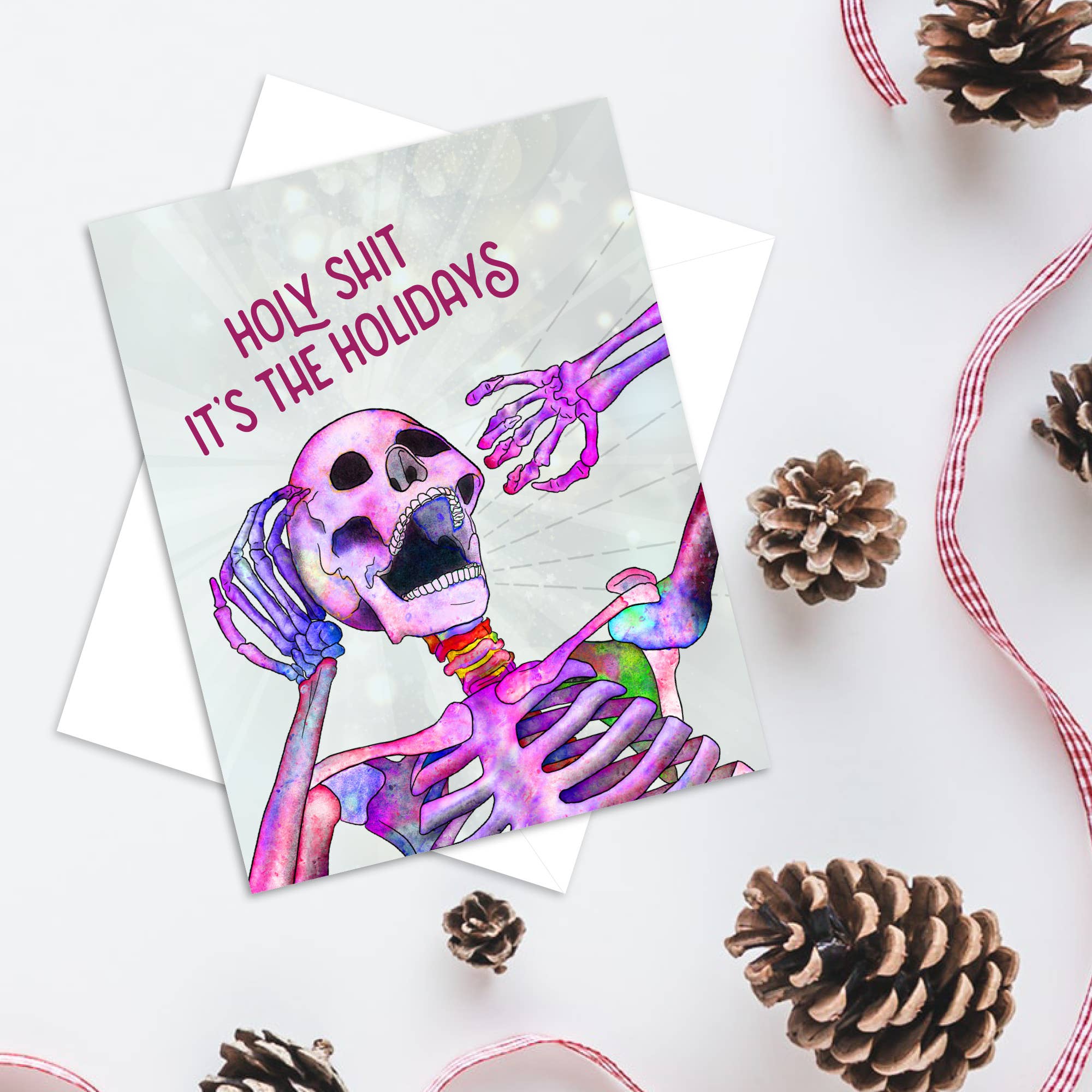 Chaos Engine (formerly Eyedot Creative) - Wholesale Christmas Card - Holy Shit It's the Holidays Christmas card1