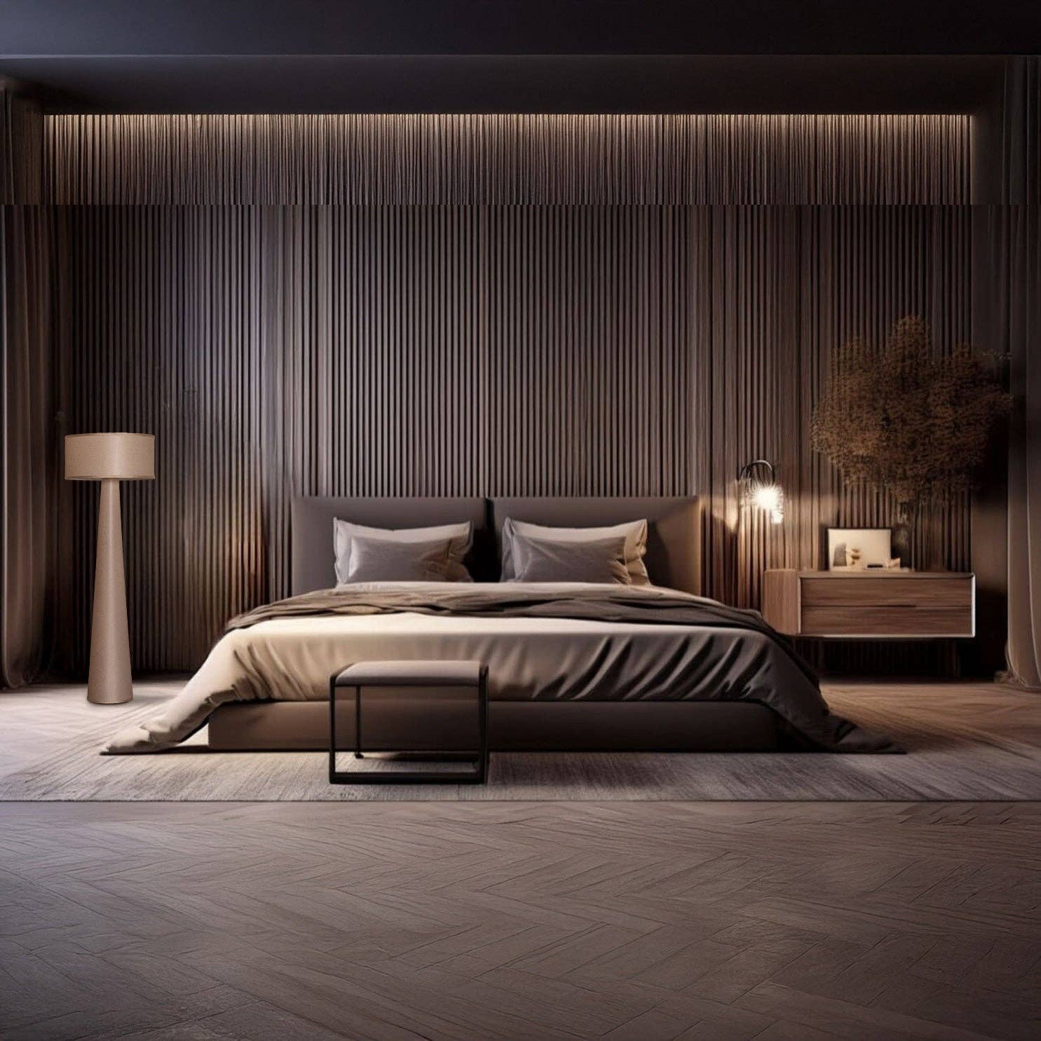 Branch & Wick Company - Vente Lampes sur pied - Grande lampe sur pied pour salon, chambre et bureau9