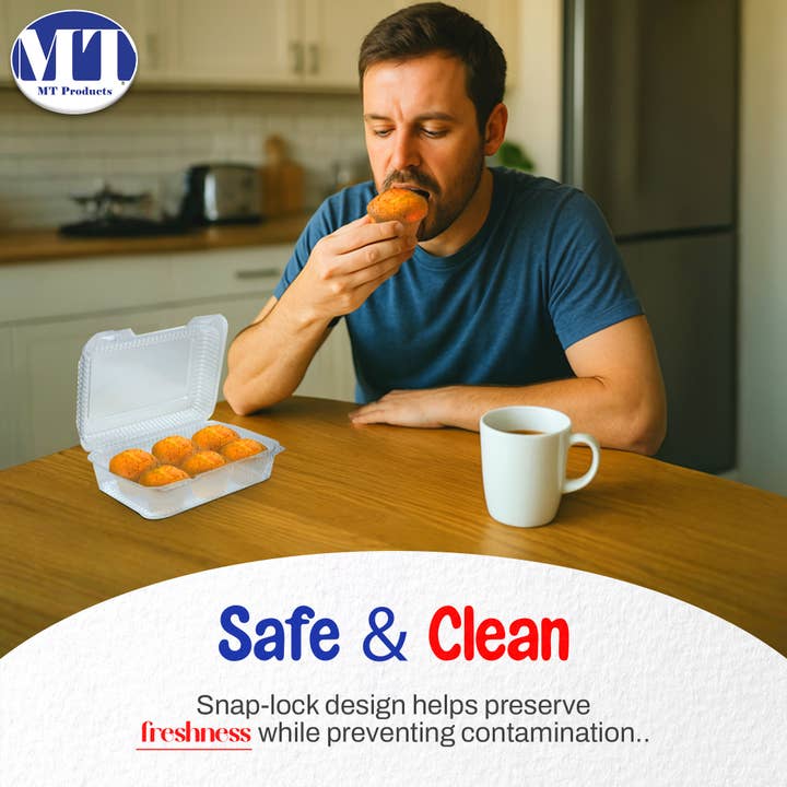 MT Products - Wholesale Food Storage Container - MT Products Pastry Plastic To Go Containers3