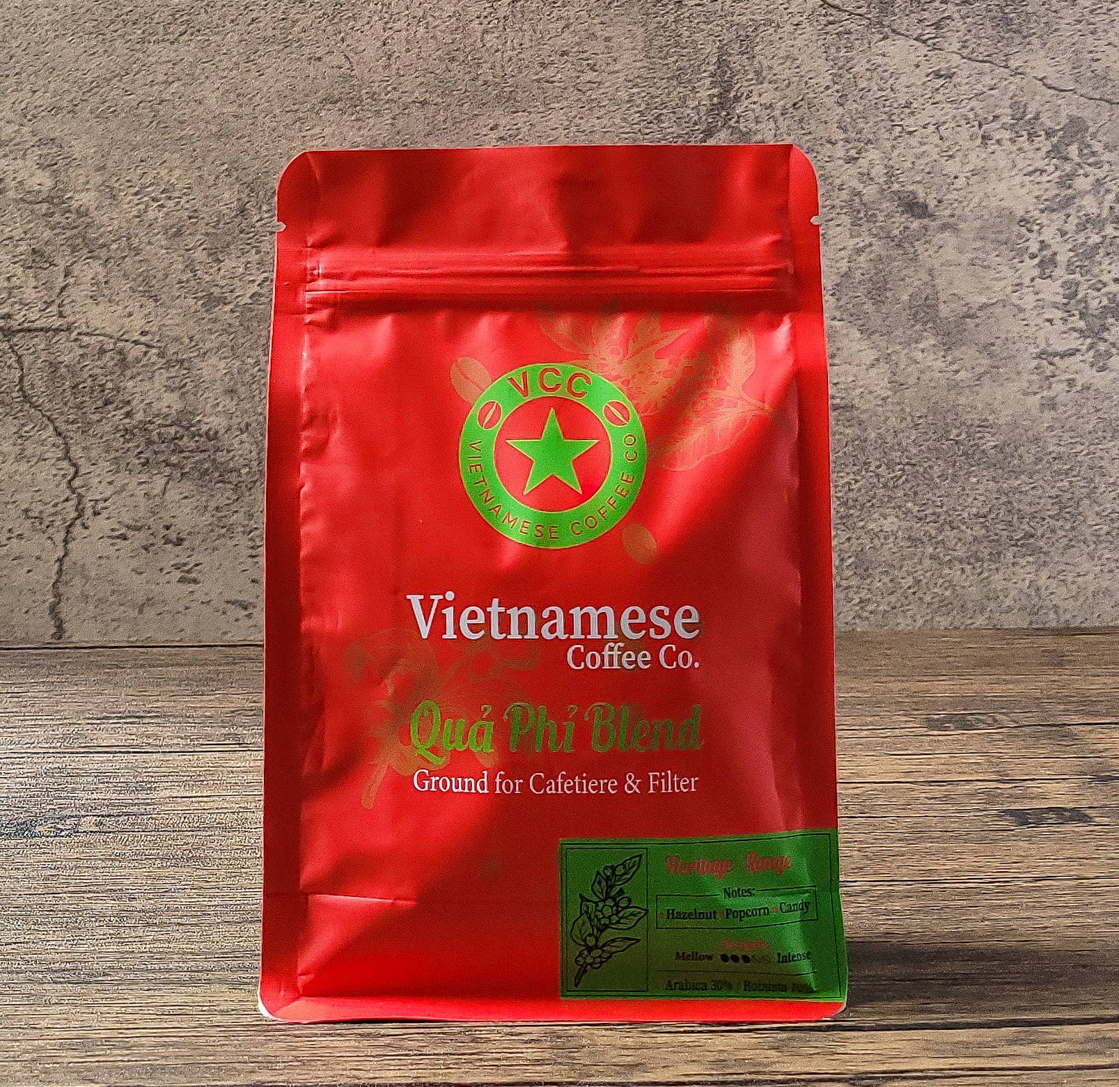 Vietnamese Coffee Co - Wholesale Ground Coffee - Qua Phi Blend - Authentic Vietnamese Coffee Grounds1
