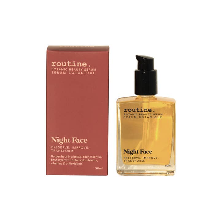 Routine Natural Beauty - Wholesale Facial Serum/Concentrate - Night Face 50ml Serum2