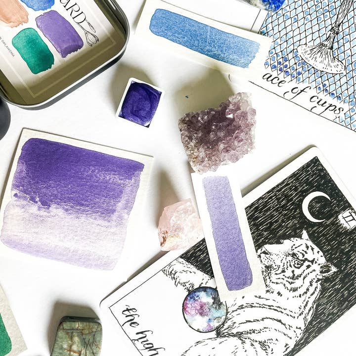 Redbud Pigment Co. LLC - Wholesale Palette/Mixing Tray - The Oracle - Travel Palette
