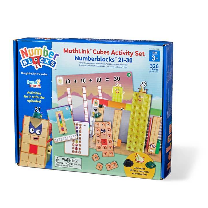 Learning Resources - Wholesale Toy Set - Kids - Numberblocks® MathLink® Cubes 21-30 Activity Set7