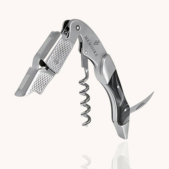 Couteau sommelier en résine - noir et acier inoxydable pour la vente par Mémoire